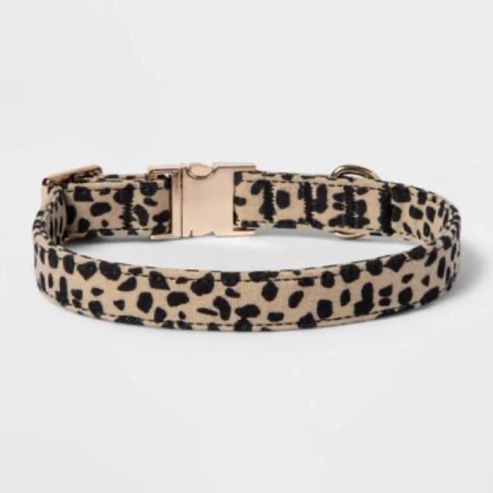 Boots & Barkley™ Animal Print with Buckle Dog Collar- Set of 4, L(2)& XL(2)